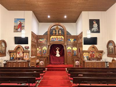 Kirche von weitem